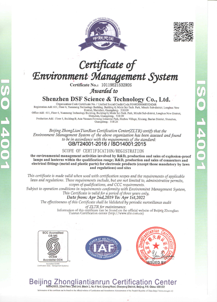 China Shenzhen DSF Science&amp;Technology Co., Ltd. certificaten